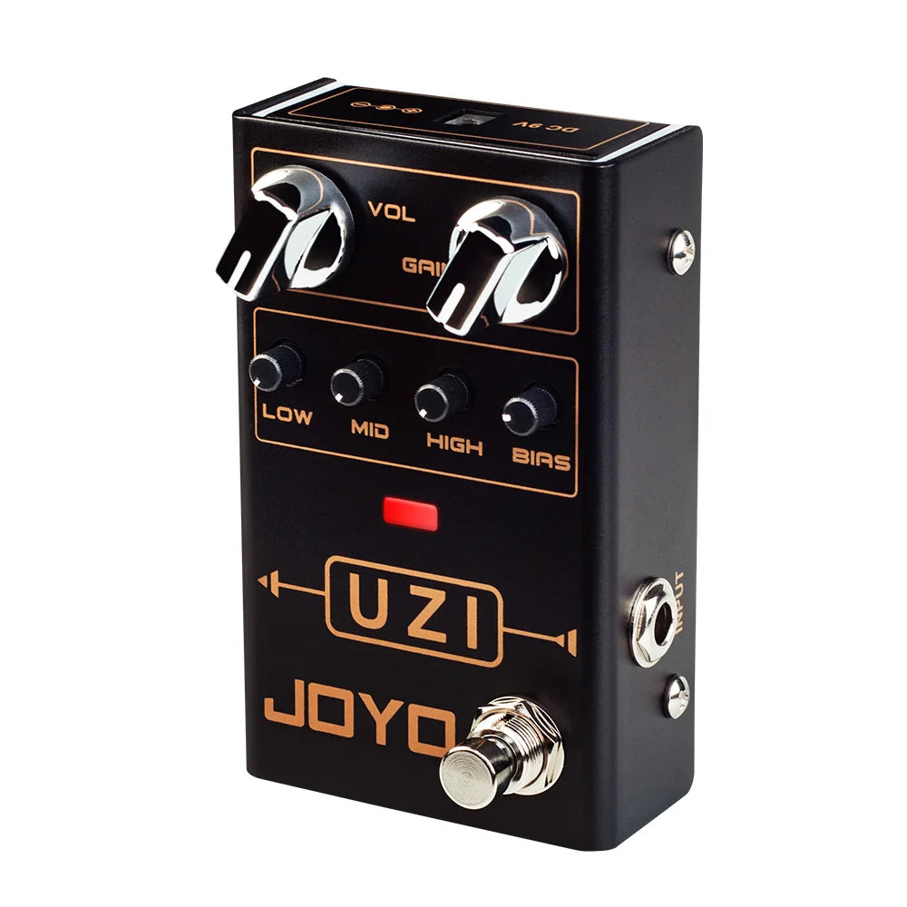 JOYO R-03 UZI Distortion Pedal High Gain Electric Guitar Effect Pedal Between